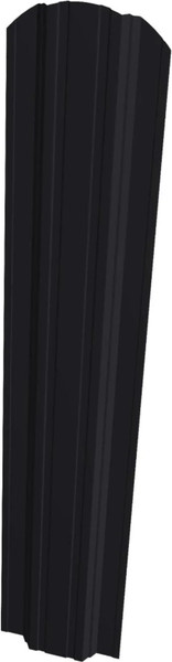 Изображение товара Штакетник металлический Скайпрофиль П-образный 111 Престиж Пэ-RAL7024 (1.2м)