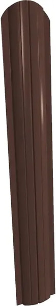 Изображение товара Штакетник металлический Скайпрофиль Европланка-Ислочь 108 Пэ RAL8017/RAL8017 (1.2м)