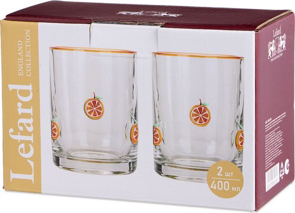 Изображение товара Набор стаканов Lefard Fruity Orange 685-134 (2шт)