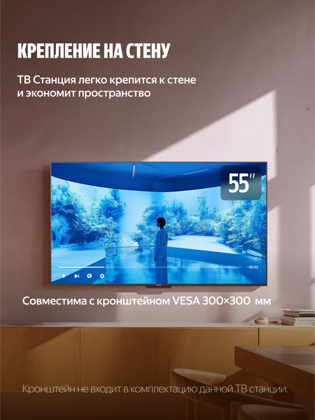 Изображение товара Телевизор Яндекс ТВ Станция Про с Алисой 55" YNDX-00103 (miniLED)