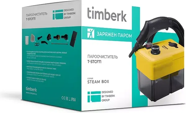 Изображение товара Пароочиститель Timberk T-STCF71 (желтый)
