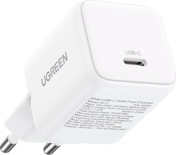 Изображение товара Адаптер питания сетевой Ugreen X512-55554 (белый)