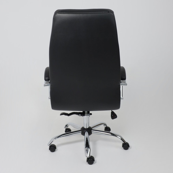 Изображение товара Кресло офисное AksHome Немига 1 (кожа натуральная Black/основание хром)