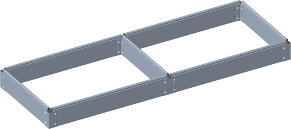 Изображение товара Грядка модульная Гаспадыня 300x80x12.5 / GBG308.1 (без автополива)