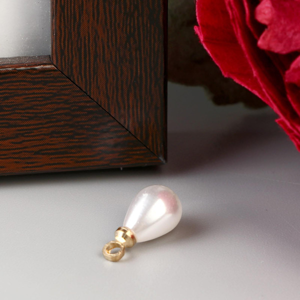 Изображение товара Набор подвесок декоративных Арт Узор Жемчужина-капелька с петелькой / 4460463