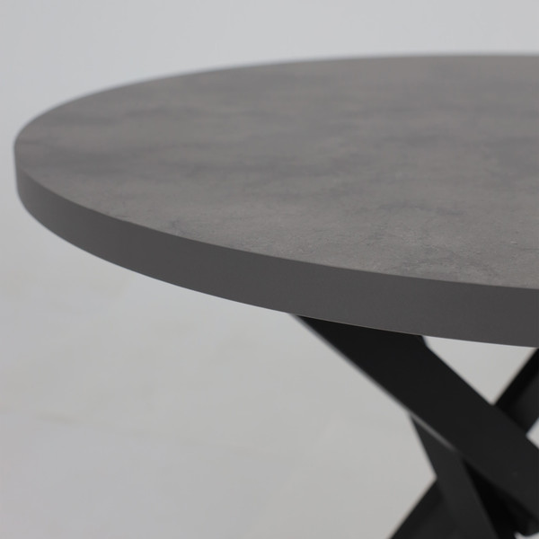 Изображение товара Обеденный стол Аврора Рига D950 (ароза реликтовая/черный)