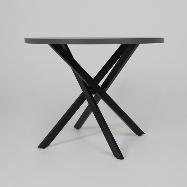 Изображение товара Обеденный стол Аврора Рига D950 (ароза реликтовая/черный)