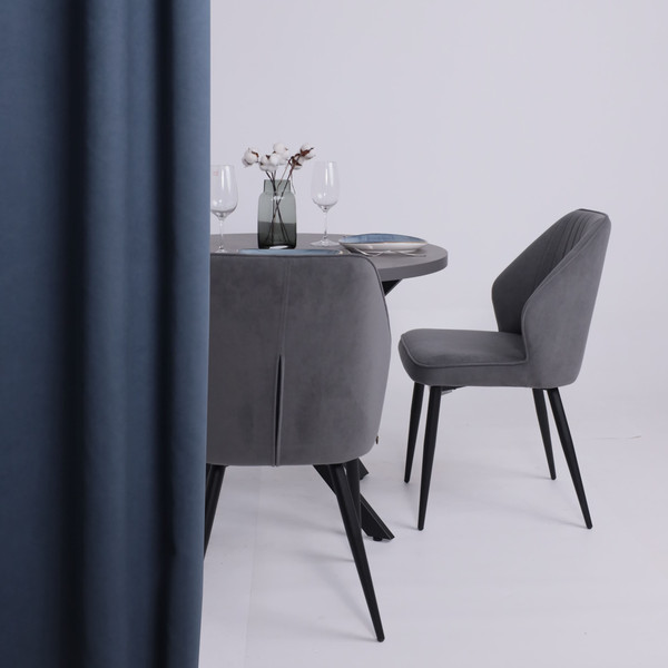 Изображение товара Обеденный стол Аврора Рига D950 (ароза реликтовая/черный)