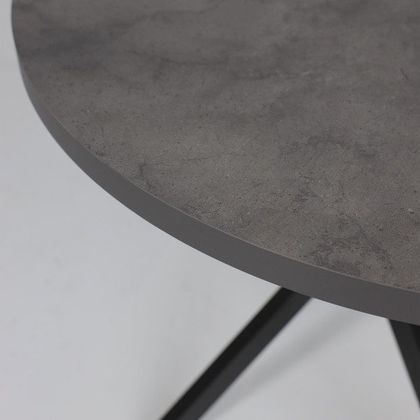 Изображение товара Обеденный стол Аврора Рига D950 (ароза реликтовая/черный)