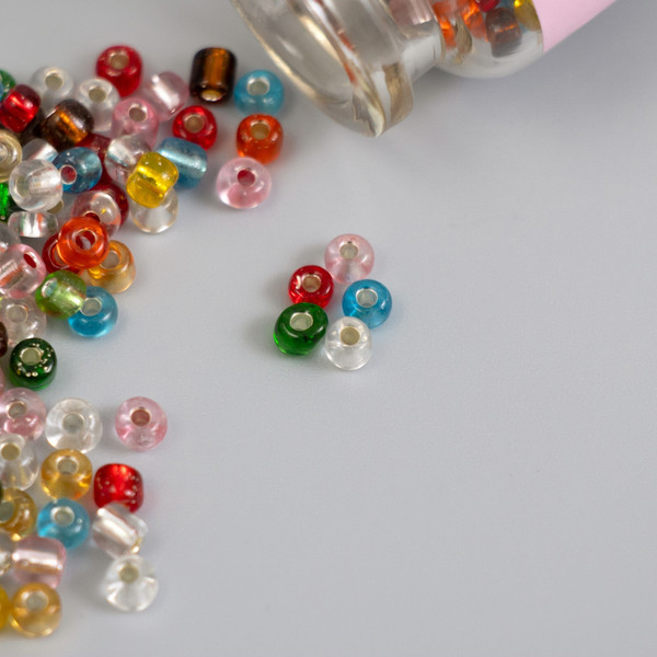 Изображение товара Набор бисера Арт Узор Разноцветный / 10700721 (прозрачно-цветной)