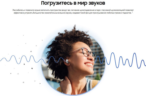 Изображение товара Беспроводные наушники Samsung Galaxy Buds Core / SM-R410NZ (белый)