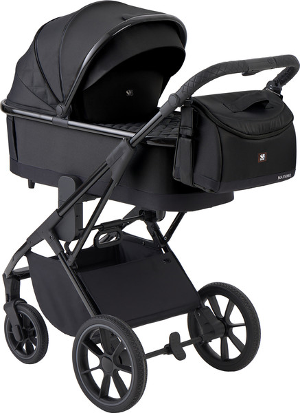 Изображение товара Детская универсальная коляска Sweet Baby Massimo 2в1 (черный)