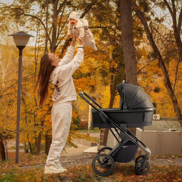 Изображение товара Детская универсальная коляска Sweet Baby Massimo 2в1 (черный)