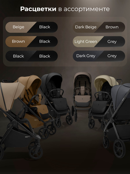 Изображение товара Детская прогулочная коляска Sweet Baby SBL Elegante D (черный)