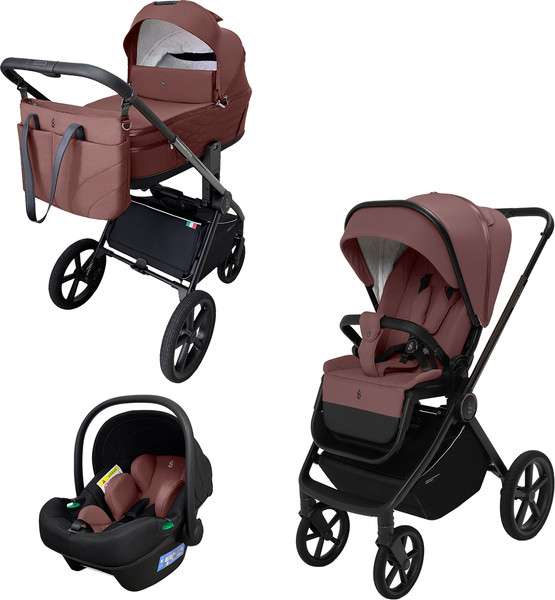 Изображение товара Детская универсальная коляска Sweet Baby SBL Elegante Therma 3в1 (мокка)