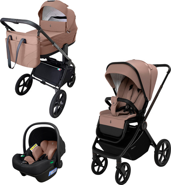 Изображение товара Детская универсальная коляска Sweet Baby SBL Elegante Therma 3в1 (бежевый)