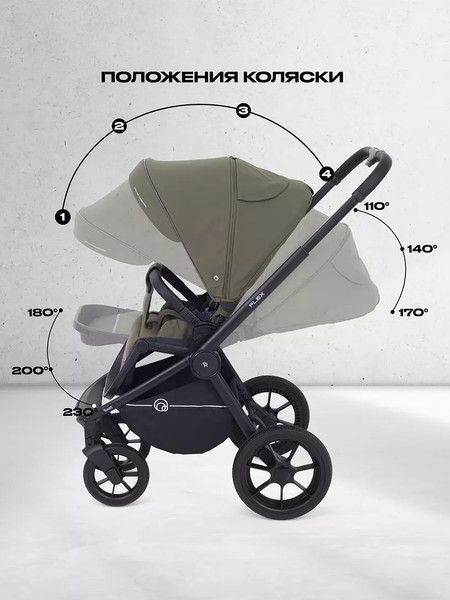 Изображение товара Детская универсальная коляска Rant Flex 2в1 / RA076 (Green)