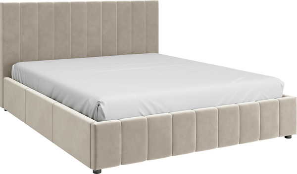 Изображение товара Полуторная кровать Bravo Мебель Нельсон Вертикаль 120х200 с п/м стандарт 9 вариант (карамель)