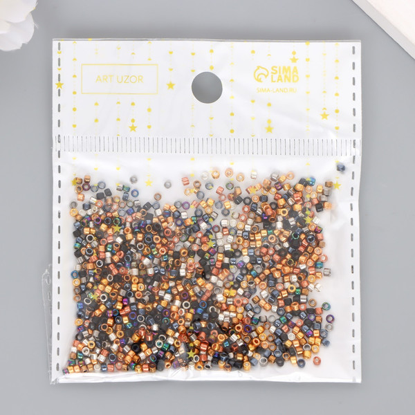 Изображение товара Набор бисера Арт Узор Перламутр. Металлик ассорти / 7998763