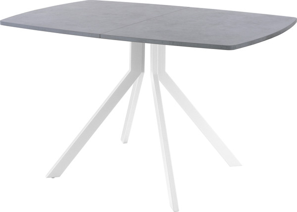 Изображение товара Обеденный стол AMC Elite / Е18(1100) D6 (белый/бетон чикаго светло-серый)