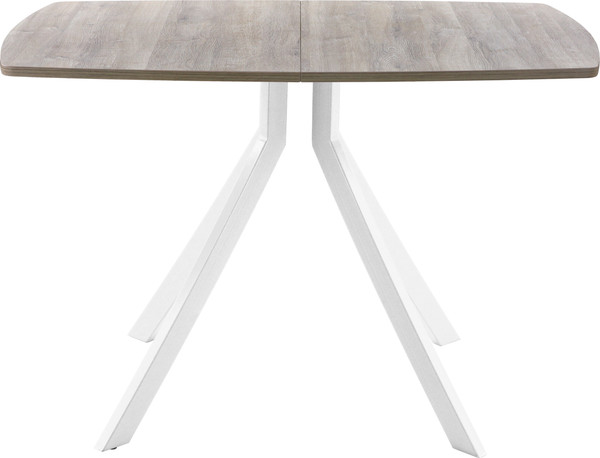 Изображение товара Обеденный стол AMC Elite / Е18(1100) D6 (белый/дуб уайт-ривер песочно-бежевый)