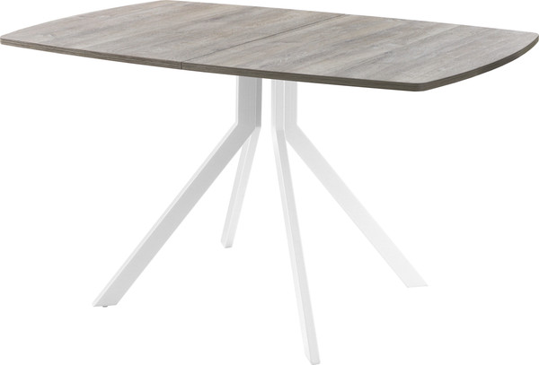 Изображение товара Обеденный стол AMC Elite / Е18(1100) D6 (белый/дуб уайт-ривер песочно-бежевый)