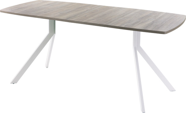 Изображение товара Обеденный стол AMC Elite / Е18(1100) D6 (белый/дуб уайт-ривер песочно-бежевый)