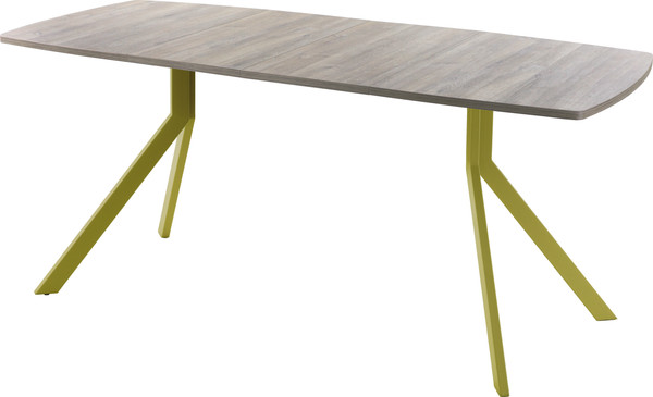 Изображение товара Обеденный стол AMC Elite / Е18(1100) D6 (золото/дуб уайт-ривер песочно-бежевый)