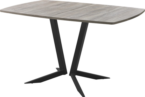 Изображение товара Обеденный стол AMC Elite / Е19(1200) D6 (черный/дуб уайт-ривер песочно-бежевый)