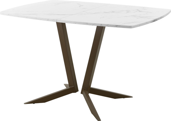 Изображение товара Обеденный стол AMC Elite / Е19(1200) D6 (коричневый/мрамор кристалл)