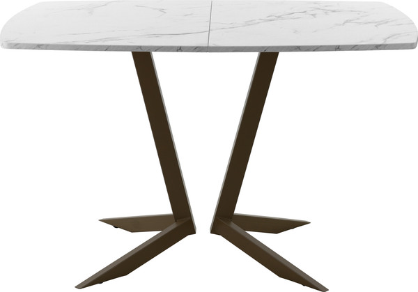 Изображение товара Обеденный стол AMC Elite / Е19(1200) D6 (коричневый/мрамор кристалл)