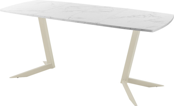 Изображение товара Обеденный стол AMC Elite / Е19(1200) D6 (бежевый/мрамор кристалл)