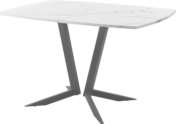 Изображение товара Обеденный стол AMC Elite / Е19(1200) D6 (графит/мрамор кристалл)