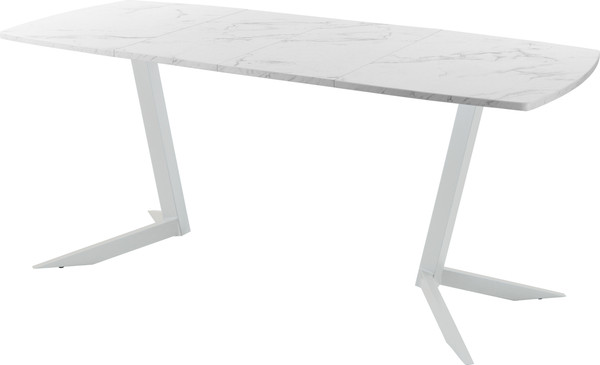 Изображение товара Обеденный стол AMC Elite / Е19(1200) D6 (серебро/мрамор кристалл)