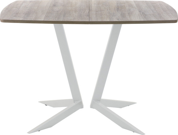 Изображение товара Обеденный стол AMC Elite / Е19(1200) D6 (серебро/дуб уайт-ривер песочно-бежевый)