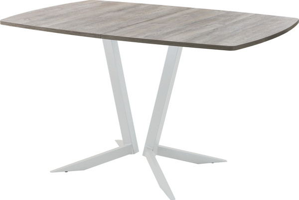 Изображение товара Обеденный стол AMC Elite / Е19(1200) D6 (серебро/дуб уайт-ривер песочно-бежевый)