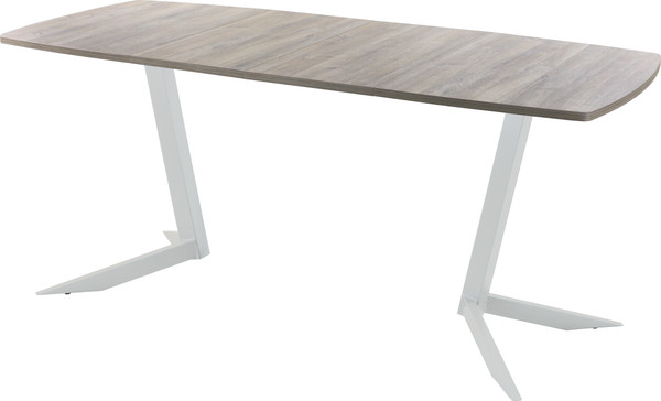 Изображение товара Обеденный стол AMC Elite / Е19(1200) D6 (серебро/дуб уайт-ривер песочно-бежевый)