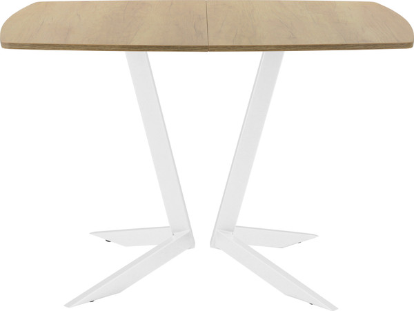 Изображение товара Обеденный стол AMC Elite / Е19(1200) D6 (белый/дуб небраска натур)