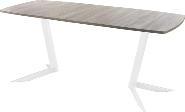 Изображение товара Обеденный стол AMC Elite / Е19(1200) D6 (белый/дуб уайт-ривер песочно-бежевый)