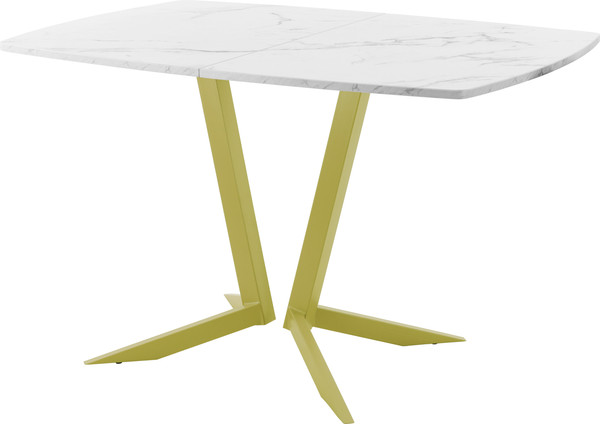 Изображение товара Обеденный стол AMC Elite / Е19(1200) D6 (золото/мрамор кристалл)