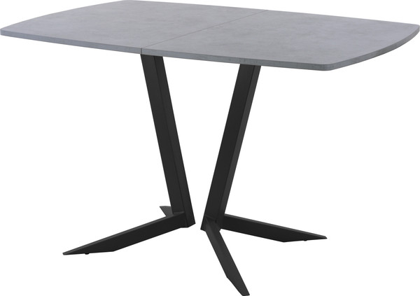 Изображение товара Обеденный стол AMC Elite / Е19(1100) D6 (черный/бетон чикаго светло-серый)