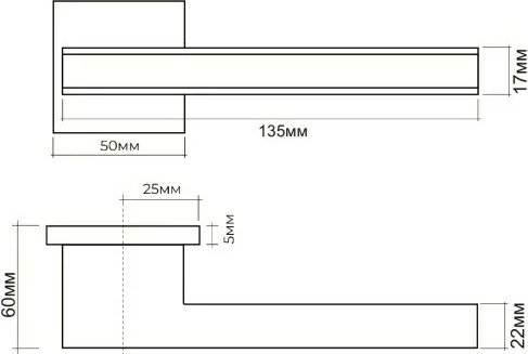 Изображение товара Ручка дверная Abriss R50.187 MCP/WH (матовый хром/белая вставка)