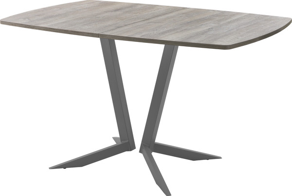 Изображение товара Обеденный стол AMC Elite / Е19(1100) D6 (графит/дуб уайт-ривер песочно-бежевый)