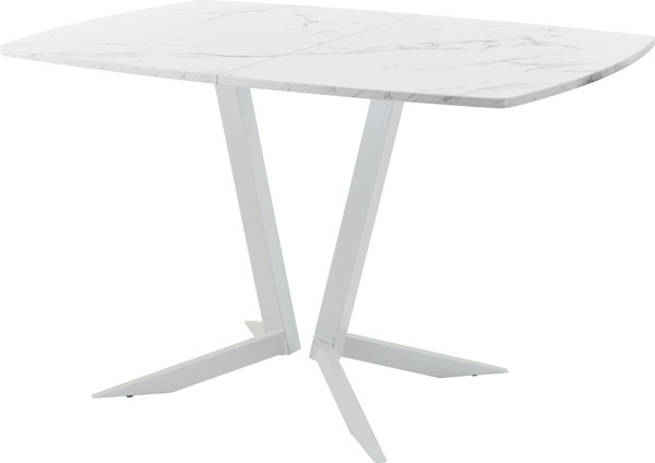 Изображение товара Обеденный стол AMC Elite / Е19(1100) D6 (серебро/мрамор кристалл)