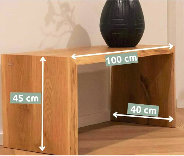 Изображение товара Скамья SemWood 100x40 (массив дуба)