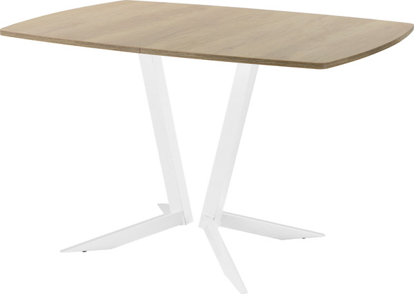 Изображение товара Обеденный стол AMC Elite / Е19(1100) D6 (белый/дуб небраска натур)