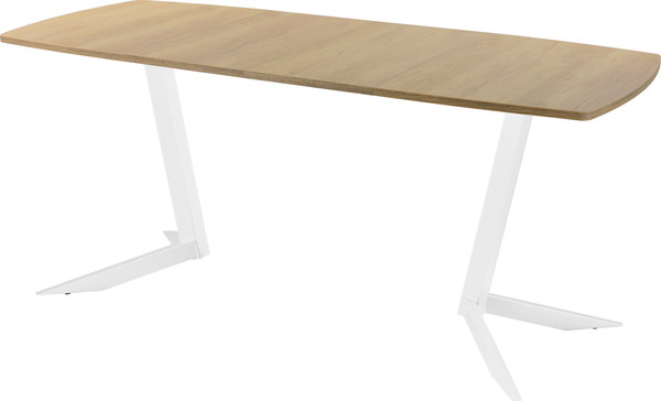 Изображение товара Обеденный стол AMC Elite / Е19(1100) D6 (белый/дуб небраска натур)