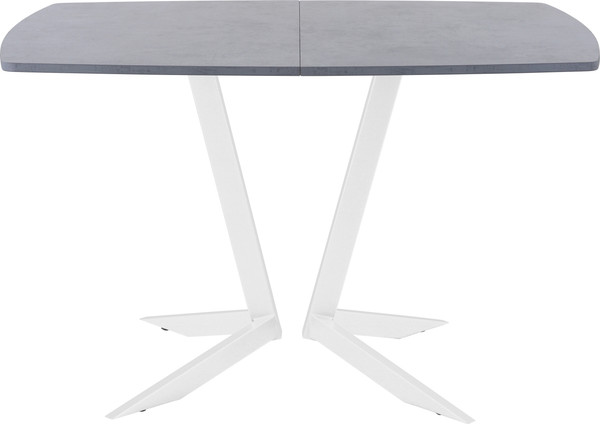 Изображение товара Обеденный стол AMC Elite / Е19(1100) D6 (белый/бетон чикаго светло-серый)