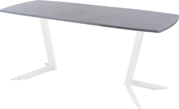 Изображение товара Обеденный стол AMC Elite / Е19(1100) D6 (белый/бетон чикаго светло-серый)