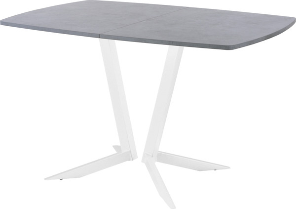 Изображение товара Обеденный стол AMC Elite / Е19(1100) D6 (белый/бетон чикаго светло-серый)